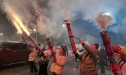 烟花燃放视频,光影盛宴映照岁月流转