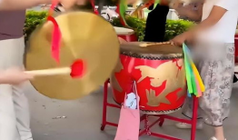 敲鼓视频,视频中的鼓点节奏与情感共鸣